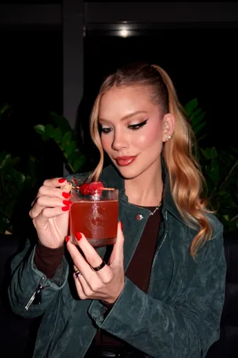 Drink de frutas vermelhas